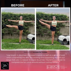 Skill and flexibility improvements from Plié, Groove'n'Shuffle studio.