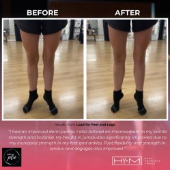 Skill and flexibility improvements from Plié, Groove'n'Shuffle studio.