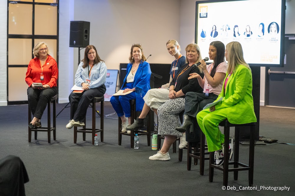 The Spoltight on Syllabus panel at Vitality Dance Teacher Conference 2024 by VDF. Photo by Deb Cantoni.