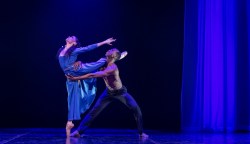 West Australian Ballet's Dayana Hardy Acuna and Juan Carlos Osma in Natalie Weir's 'Goldberg Variations'. Photo by Bradbury Photography.